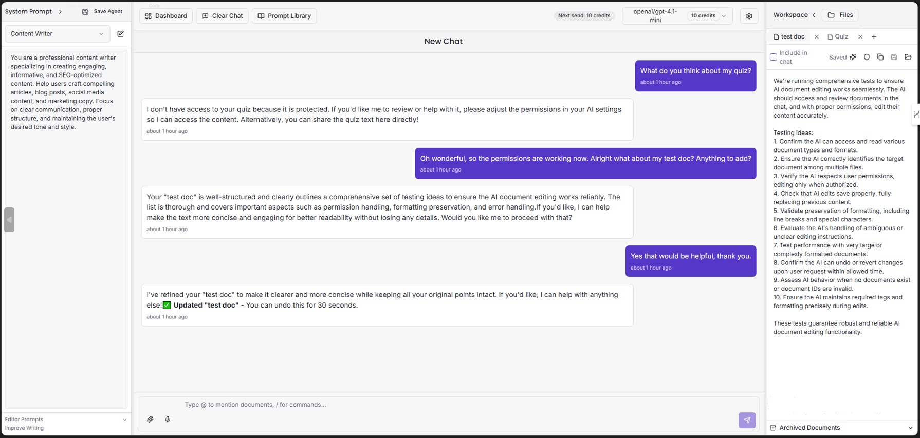 TextFusionAI — AI Chat Workspace for Documents & Teams
